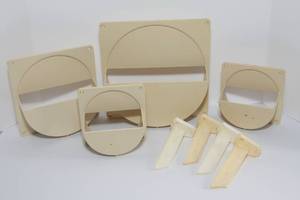 lot 49 image: Vintage Tupperware Lid Holders
