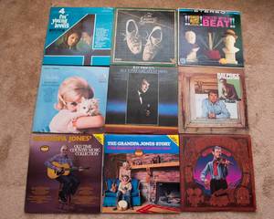 lot 51 image: Vintage Country LP Vinyl Records - 9 Total Including Ray Price, Grandpa Jones, Roy Acuff & More
