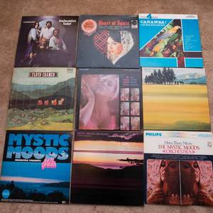 lot 54 image: Lot of 9 Vintage LP Vinyl Records  Various Artists & Genres - Mainly Orchestra