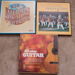 lot 69 image: Lot of 3 Vintage Multi Album Box Sets -  LP Vinyl Records #7 - 1 Readers Digest, 2 the Longiness Symphonette Society