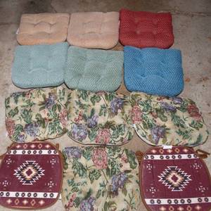 lot 75 image: Set of 12 Chair Cushions