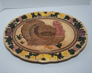 lot 103 image: Large Turkey Serving Platter