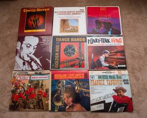 lot 76 image: Lot of 9 Vintage Orchestra & Big Band LP Vinyl Records #1