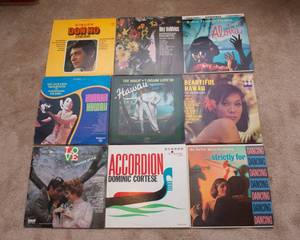 lot 77 image: Lot of 9 Vintage LP Vinyl Records  Various Artists & Genres - Hawaiian Music - Don Ho