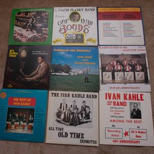lot 149 image: Lot of 9 Vintage LP Vinyl Records  Various Artists & Genres - Ivan Kahle
