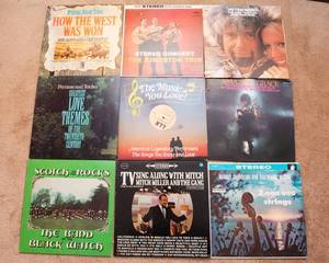 lot 198 image: Lot of 9 Vintage LP Vinyl Records  Various Artists & Genres - Peter Nero, The Kingston Trio