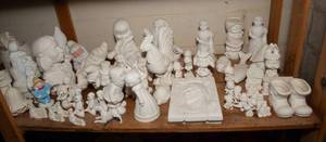 lot 271 image: Whole Shelf of Bisque Ware  Ready for Crafting & Customization