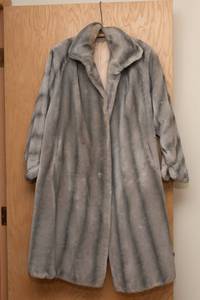 lot 315 image: Schlampp Furs Penlura Faux Fur Coat  Vintage