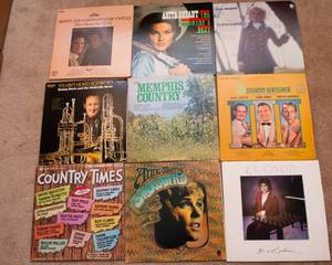 lot 336 image: Lot of 9 Vintage LP Vinyl Records  Various Artists & Genres - Anita Bryant, KT Oslin, Anne Murray