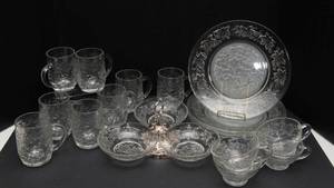 lot 388 image: Princess House Fantasia Crystal  Vintage, New in Boxes