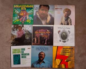 lot 446 image: Lot of 9 Vintage LP Vinyl Records  Various Artists & Genres - Ray Price