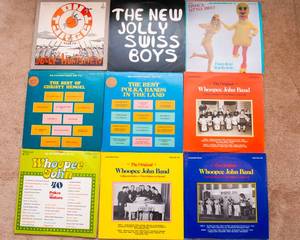 lot 490 image: Lot of 9 Vintage LP Vinyl Records - Various Artists and Genres