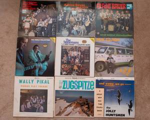lot 498 image: Lot of 9 vintage LP Vinyl Records - Various Artists - German Music