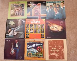 lot 500 image: Lot of 9 Vintage LP Vinyl Records - Various Artists and Genres