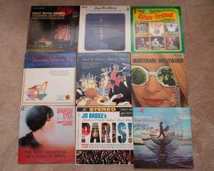 lot 506 image: Lot of 9 Vintage LP Vinyl Records - Various Artists - Mostly Instrumental