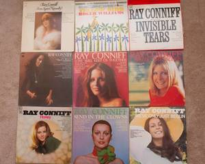 lot 509 image: Lot of 9 Vintage LP Vinyl Records  - Ray Conniff