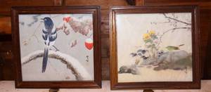 lot 523 image: Two Pieces of Japanese  Wall Art