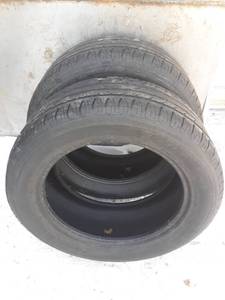 lot 61 image: Pair of Used Fuzion Tires 27545R20