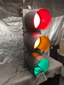 lot 77 image: Large Industrial McCain Traffic Light Signal