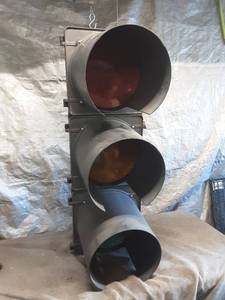 lot 80 image: Large Industrial McCain Traffic Light Signal