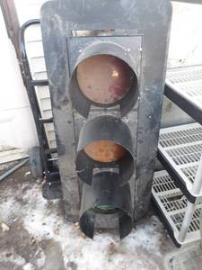 lot 83 image: Large Industrial Durasig Traffic Light Signal