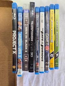 lot 8 image: Lot of Action, Comedy, and Adventure Blu-ray Movies