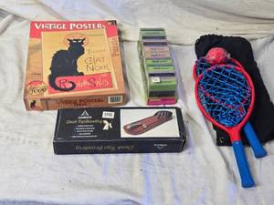 lot 107 image: Games and Novelties Including Desk Top Bowling and Posters Puzzle