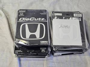 lot 116 image: Huge Lot of Honda DieCutz Car Decals Emblem Stickers