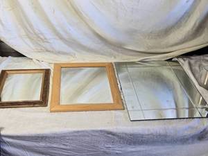 lot 121 image: Decorative Framed Mirrors in Various Styles
