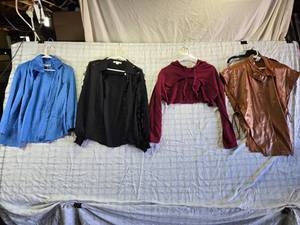 lot 181 image: Womens Blouses and Tops Mostly Size L - Active USA, Julia, NYLON