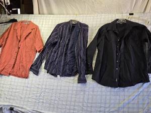 lot 216 image: Mens Dress Shirts size XL, size 4116, size 1732-33