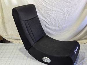lot 225 image: X Rocker Black Audio Gaming Chair