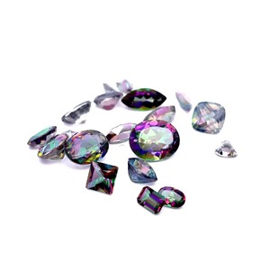 34.14 CT Mystic Topaz Lot  Assorted Shapes & Sizes.