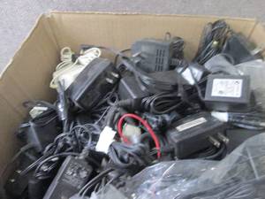 lot 4 image: Box of Assorted Power Supplies...