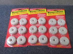 lot 60 image: 3- 6 pks Mosquito Dunks...