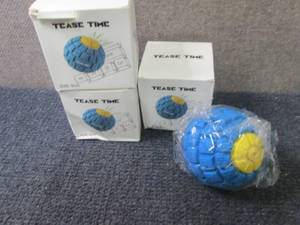 lot 97 image: 4 Tease Time Dog Toys...