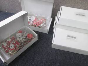 lot 147 image: 6 Boxes Wooden Christmas Ornaments...