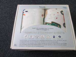lot 149 image: Christmas XL Crib Sheets 2 pk...
