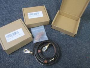 lot 178 image: 3 Leather Conversion Straps...