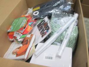 lot 193 image: Box of Assorted Small Overstocks...