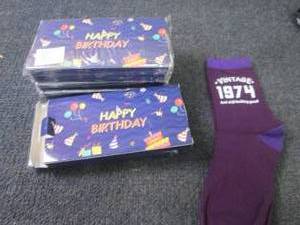 lot 207 image: 6 pr Vintage 1974 Socks...