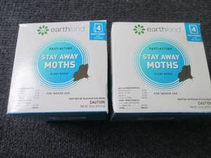 lot 218 image: 2- 4ct Stay Away Moths...