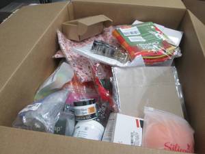 lot 231 image: Box of Assorted Small Overstocks...