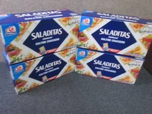 lot 232 image: 4 Boxes of 42pks Saladitas Saltine ...