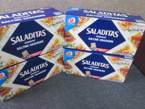lot 233 image: 4 Boxes of 42pks Saladitas Saltine ...