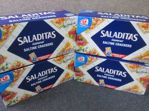 lot 237 image: 4 Boxes of 42pks Saladitas Saltine ...