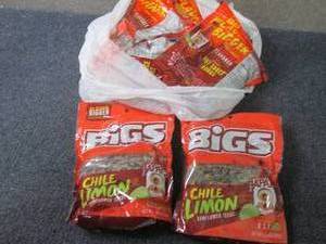 lot 249 image: 6- 5.35 oz Bigs Chile Lemon Sunflow...