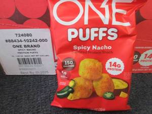 lot 292 image: 20 - 1.05 oz Spicy Nacho Protein On...