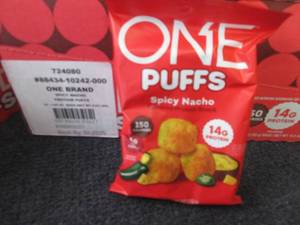 lot 295 image: 20 - 1.05 oz Spicy Nacho Protein On...