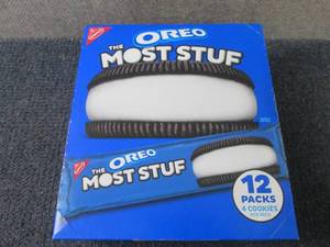 lot 312 image: 12- 4pks Oreo Most Stuf Best Date 3...